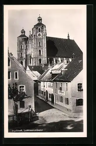 AK Ingolstadt, Liebtrauenmünster mit Wirtshaus