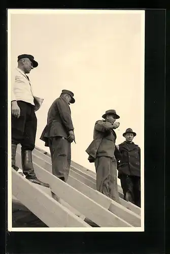 Foto-AK Hannover, Richtfest in der Saarstrasse 25, 1953