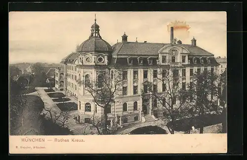 AK München, Bayerischer Frauen Verein Rotes Kreuz