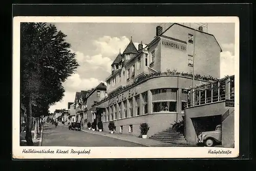 AK Rengsdorf, Kurhotel Eul an der Hauptstrasse