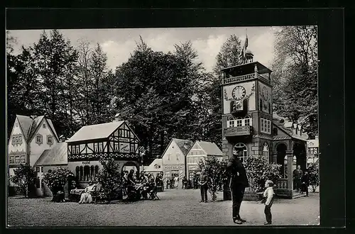 AK Schaefers Märchenstadt Lilliput, Aussenbereich