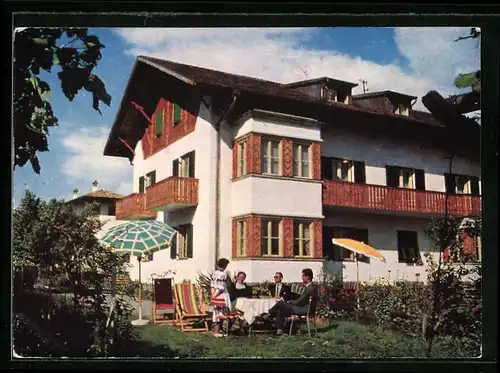 AK Nals bei Bozen, Garni Luise mit Garten