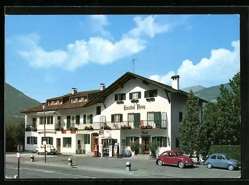AK Marling bei Meran, Gasthof Anny in der Strassenansicht