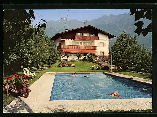 AK Marling bei Meran, Hotel-Pension Chalet in der Nörderstrasse 17