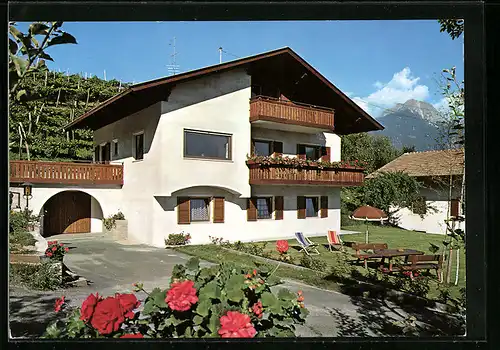 AK Marling bei Meran, Gasthof Haus Ganthaler in der Kellereistrasse 12