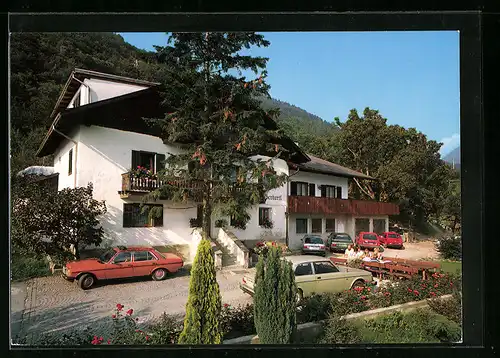 AK Marling bei Meran, Gasthaus Oberhartlhof im Lahnweg 8