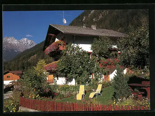 AK Antholz-Niedertal, Hotel Haus Steineck mit Berglandschaft