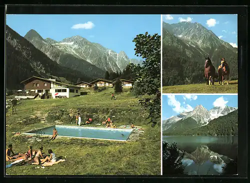 AK Antholz, Hotel und Feriendorf Antholz mit Landschaftspanorama