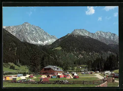 AK Antholz-Obertal, Gasthaus und Campingplatz Antholz