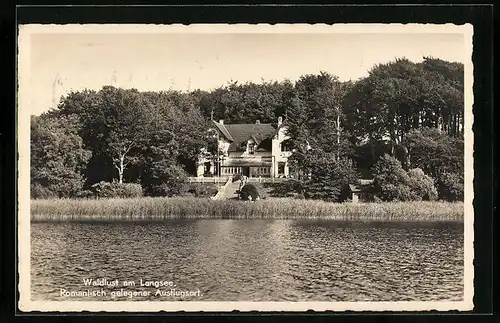 AK Nübel, Waldlust am Langsee, Uferpartie