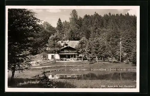 AK Garmisch, Gasthaus Aule-Alm