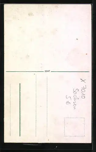 AK Leipzig, Thomaskirche in der Strassenansicht