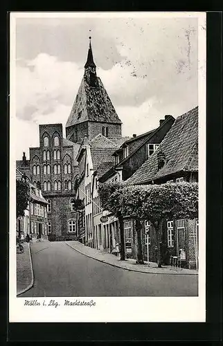 AK Mölln i. Lbg., Partie in der Marktstrasse