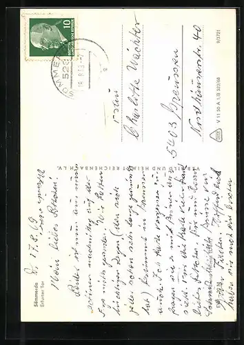 AK Sömmerda, Strassenpartie am Erfurter Tor