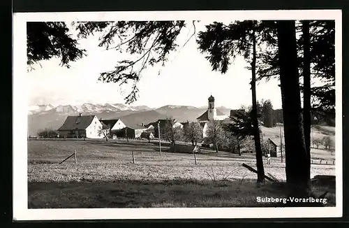 AK Sulzberg, Totalansicht aus weiter Ferne