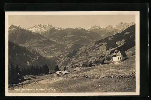 AK Kristberg, Ortsansicht mit Rhätikon