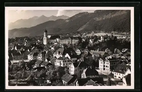 AK Bludenz, Teilansicht mit Kirche