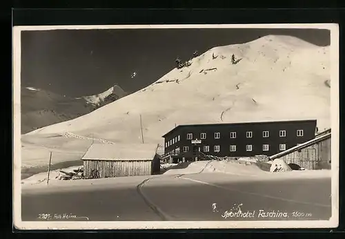 AK Faschina, Sporthotel Faschina im Schnee