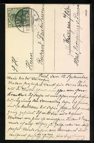 AK Kiel, Strassenbahn am Rathaus