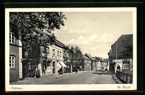 AK Uetersen, Gr. Sand mit Schmuck-Geschäft
