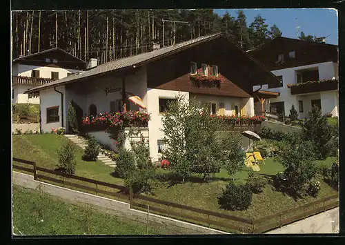 AK Percha bei Bruneck, Garni Peintner mit Garten