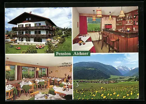 AK Olang, Pension Aichner, Ortsansicht