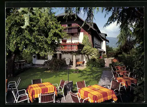 AK Eppan, Garni Carme, Gartenansicht