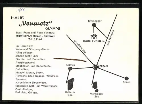 AK Eppan, Garni Haus Vonmetz