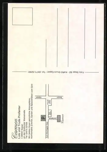 AK Eppan, Haus Carmen - Terrassenansicht