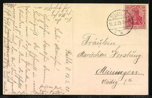 AK Ruhla, Strassenpartie in der Köhlergasse