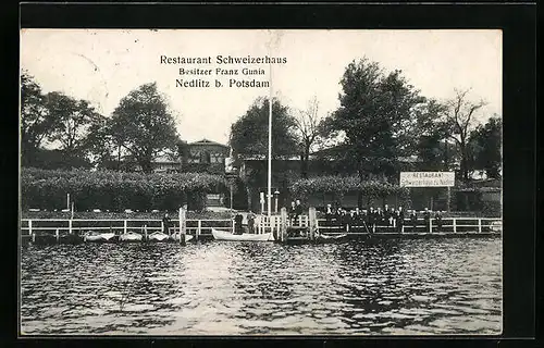 AK Nedlitz b. Potsdam, Restaurant Schweizerhaus