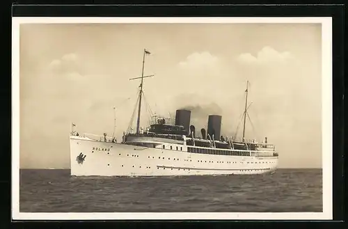 AK Nordseedampfer Roland des Nordd. Lloyds auf hoher See