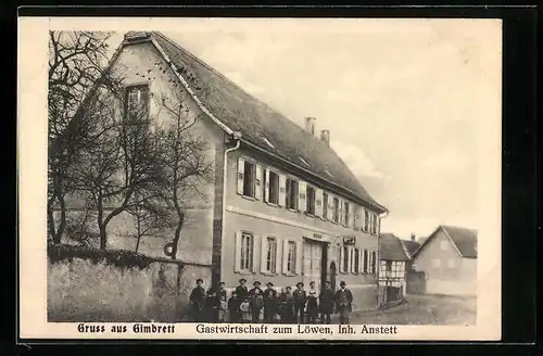 AK Gimbrett, Gasthaus zum Löwen