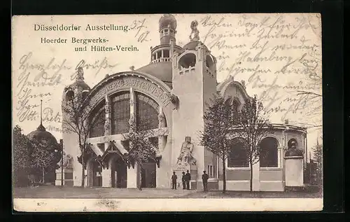 AK Düsseldorf, Ausstellung, Hoerder Bergwerks- und Hütten-Verein