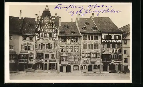 AK Stein am Rhein, Häuser mit Fresken