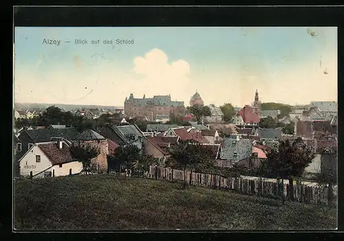 AK Alzey, Blick auf das Schloss