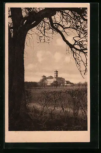 AK Lochau b. Bregenz, Blick zum Salvatorianerkolleg