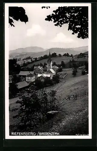 AK Riefensberg /Bregenzerw., Blick auf das Dorf