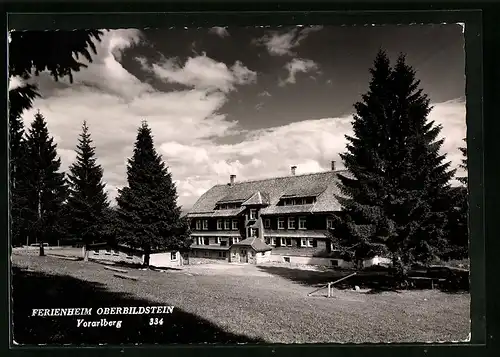 AK Oberbildstein, Ferienheim mit Garten