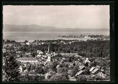 AK Hörbranz, Ortsansicht gegen Lindau