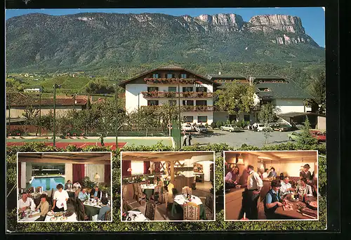 AK St. Pauls /Eppan, Pension Weingarten, Feldweg 2, Innenansichten