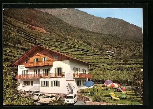 AK Algund bei Meran, Pension Flora