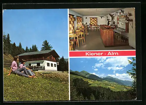 AK Vintl /Pustertal, Schutzhaus Gitschberg auf der Kiener-Alm, Ortsansicht