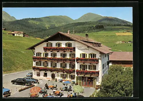 AK Meransen bei Mühlbach, Berghotel Hofer von oben gesehen