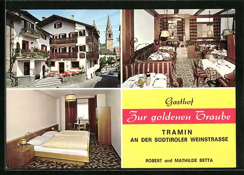 AK Tramin a. d. Weinstrasse, Gasthof Zur goldenen Traube