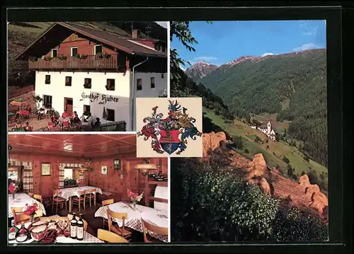 AK Mühlbach, Gasthof Huber im Sommer