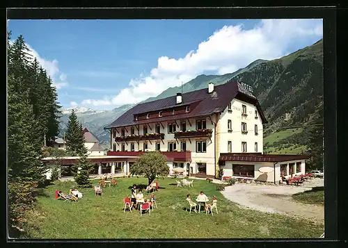 AK Ridnaun, Hotel Sonklarhof im Sommer