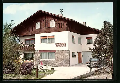 AK Naturns, Gasthaus Panorama im Sonnenschein