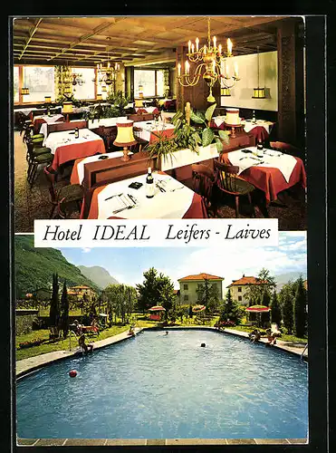 AK Leifers b. Bozen, Hotel Ideal mit Schwimmbecken