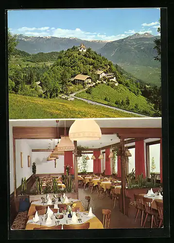 AK Sirmian i. Nals, Gasthaus St. Appollonia mit Aussicht